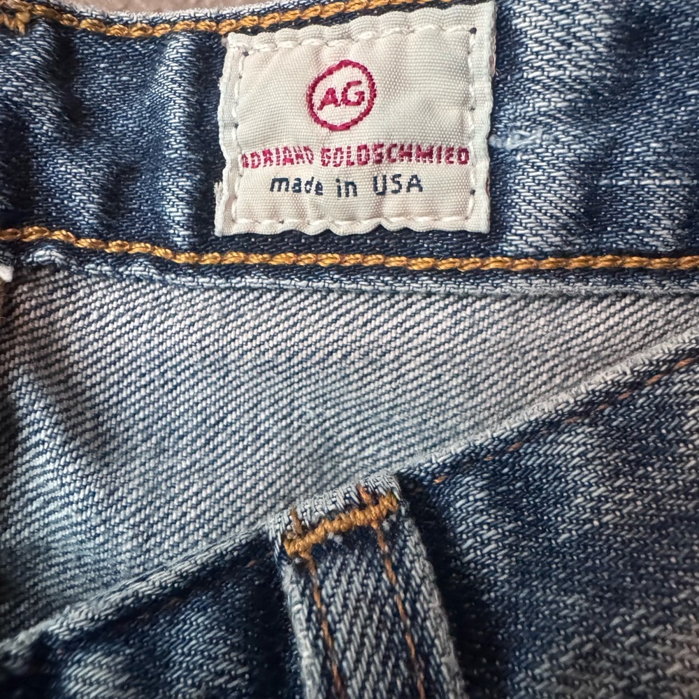 Ag Adriano Goldschmied Women's Ripped Light Blue Cigarette Jean - Picture 5 of 9